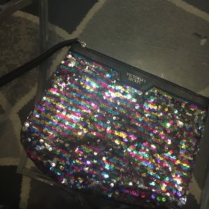 Victoria’s Secret sequenced makeup bag